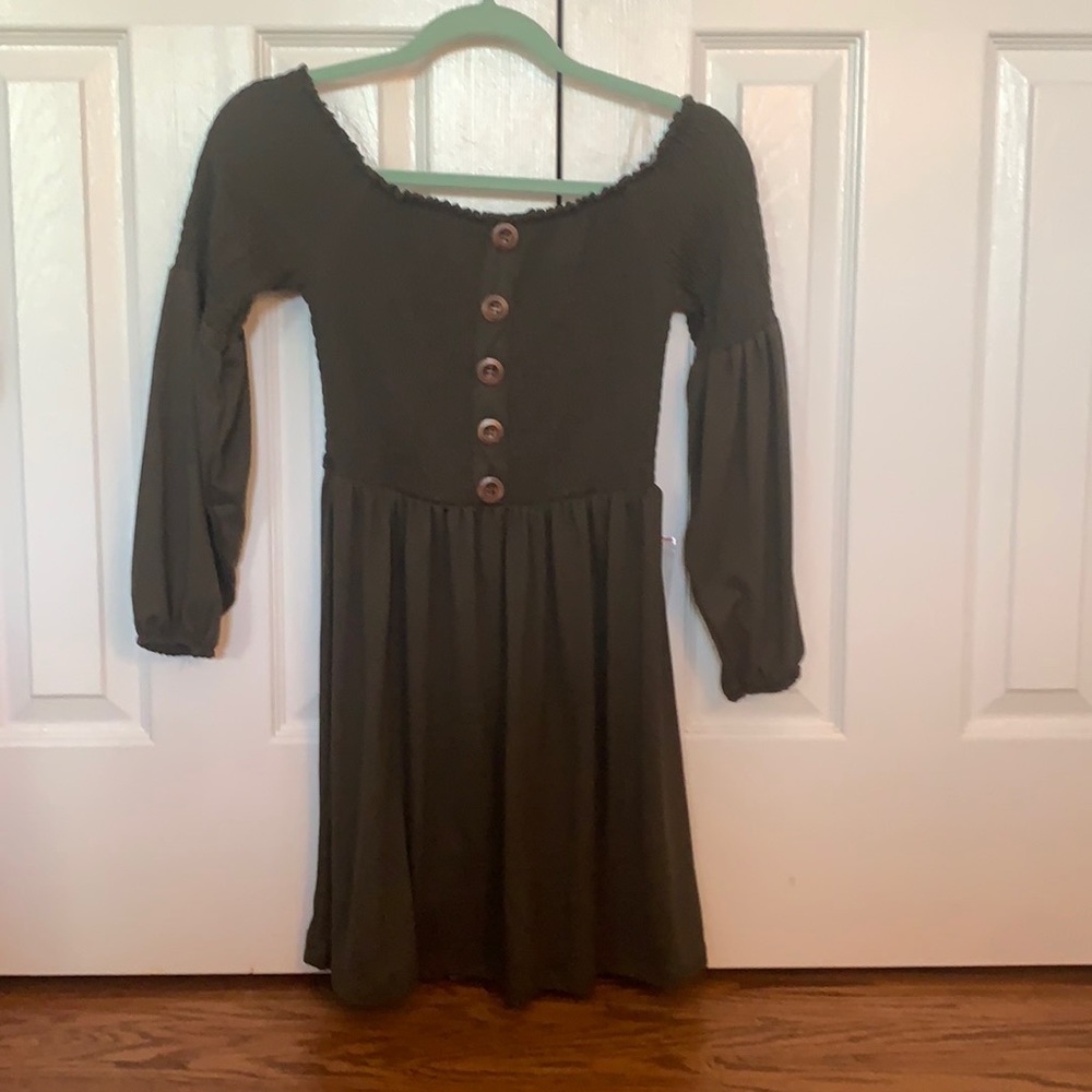 205 forest green dress!